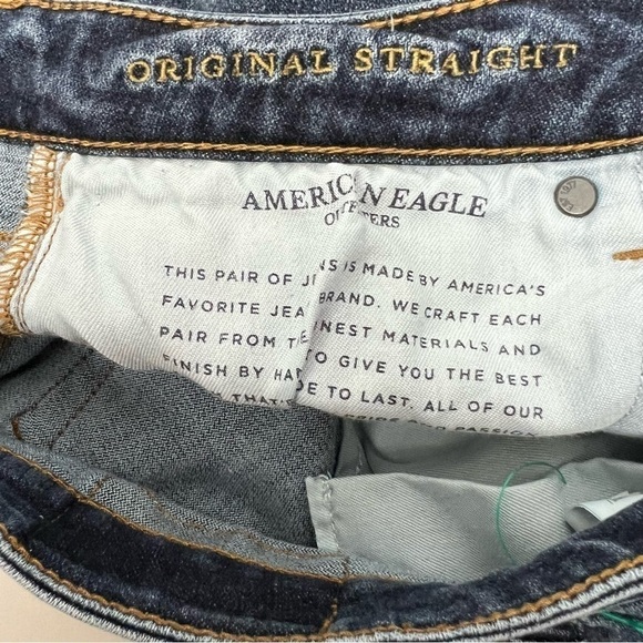 American Eagle Outfitters Men’s Blue Jeans Sz W30/L36 Actual Ins L32” Distressed - Picture 7 of 10